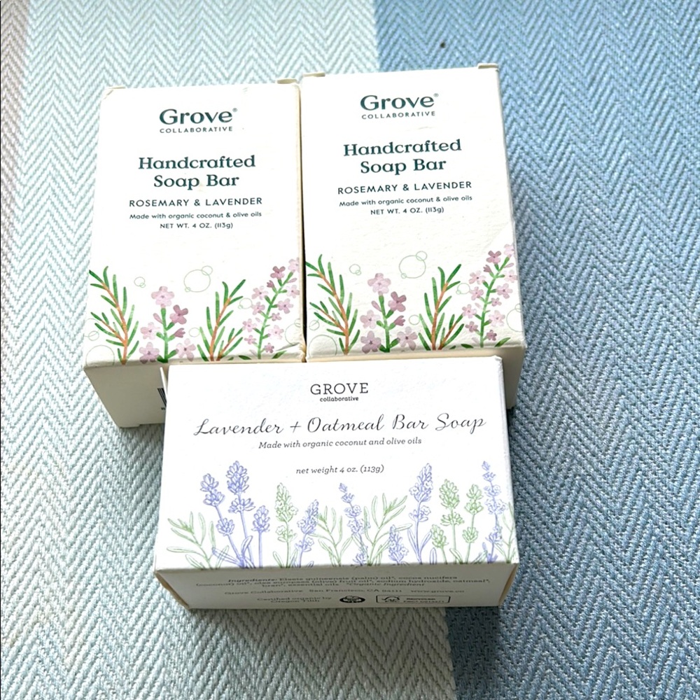 NWOT Grove bar soaps